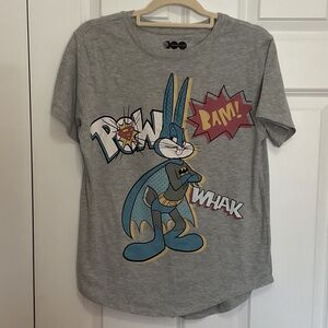 Warner Bros. Gray Bugs Bunny Graphic Tee